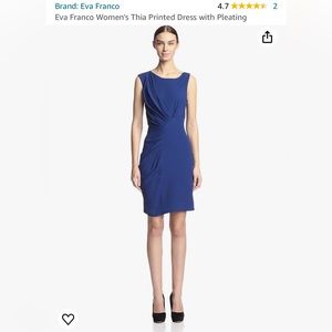 Eva Franco Thea Dress , size 8, Cobalt Blue , NWT
